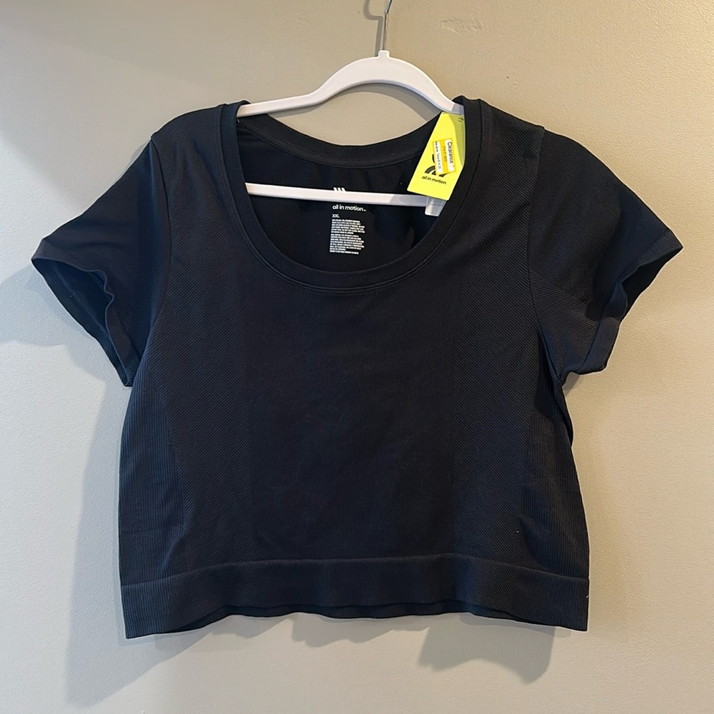 All In Motion Cropped Gym Tee